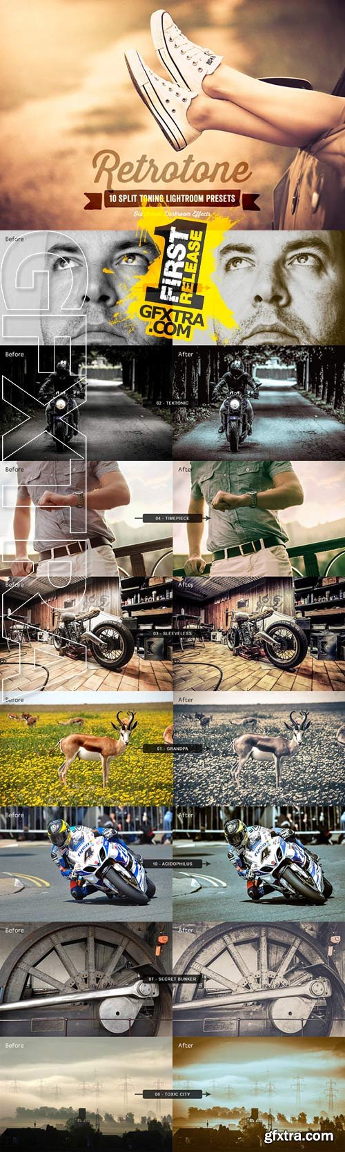 CM - Retrotone Lightroom Presets Volume 1
