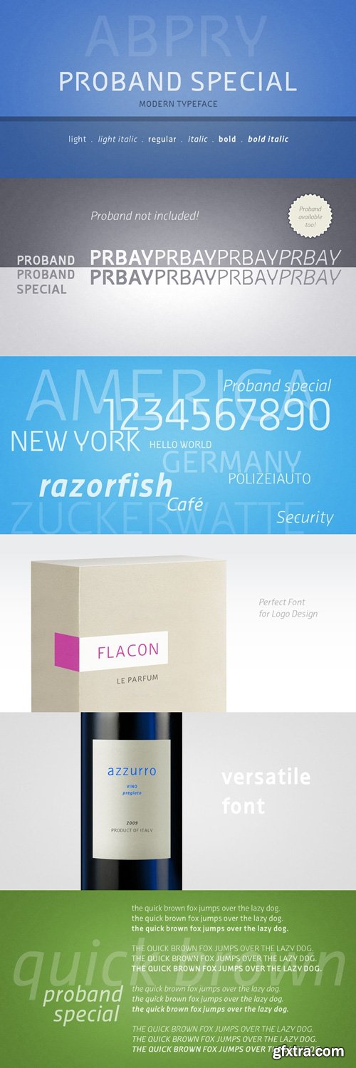 Proband Special Font Family $105