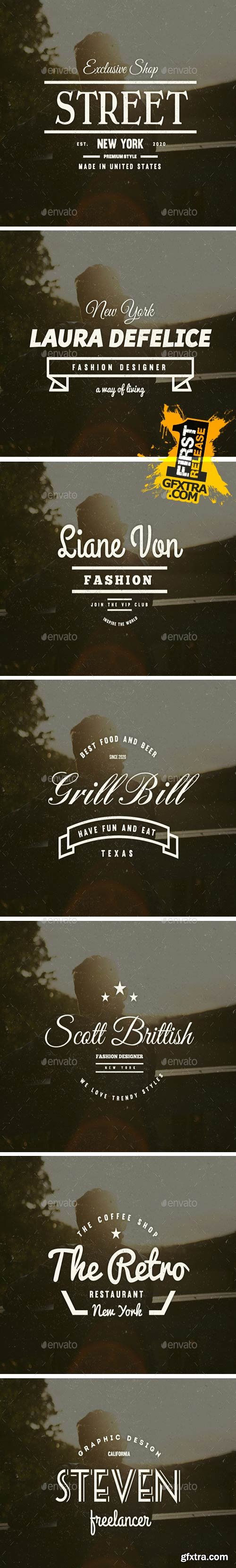 GraphicRiver - 15 Vintage Logos Labels &amp; Badges 10382147