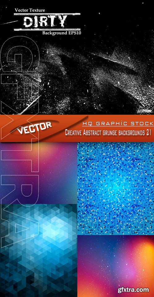 Stock Vector - Creative Abstract grunge backgrounds 21