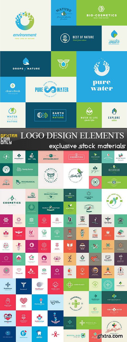 Logo Design Elements, 25xEPS Logo Design Elements, 25xEPS