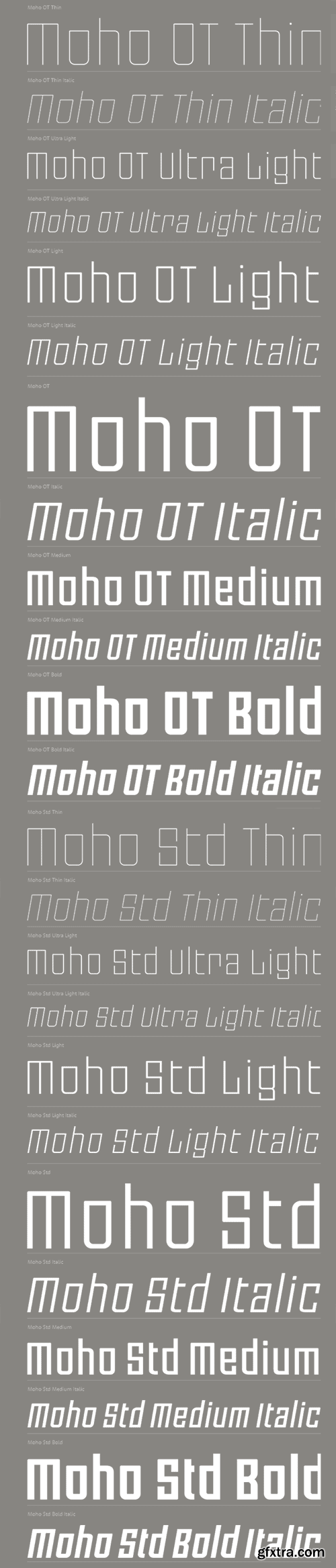 Moho Family - 24 Fonts $319 Moho Family - 24 Fonts $319