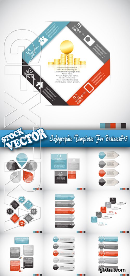 Stock Vector - Infographic Templates For Business#15