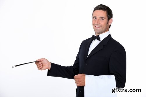 Collection of images of different waiter 25 HQ Jpeg