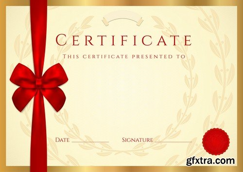 Samples of certificates