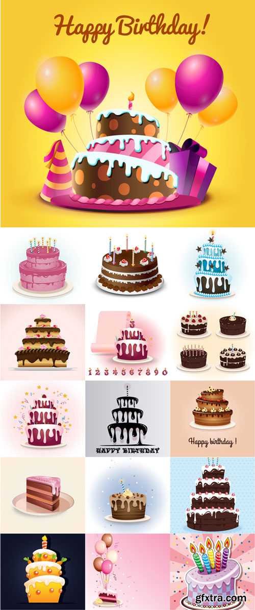 Birthday cakes collection