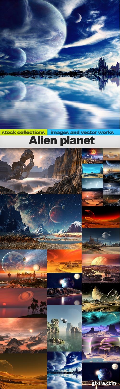 Alien planet, 25 x UHQ JPEG Alien planet, 25 x UHQ JPEG