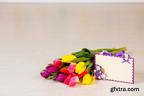 Collection of 8 March and decorative flowers and cards mother day 25 HQ Jpeg