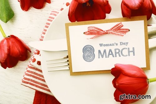 Collection of 8 March and decorative flowers and cards mother day 25 HQ Jpeg