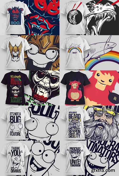 30 Amazing Vector T-shirt Designs