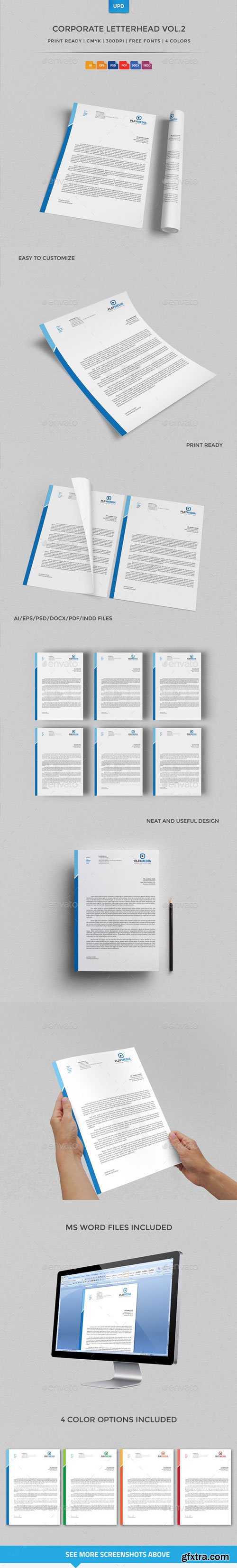 GraphicRiver - Corporate Letterhead Vol.2 with MS Word Doc