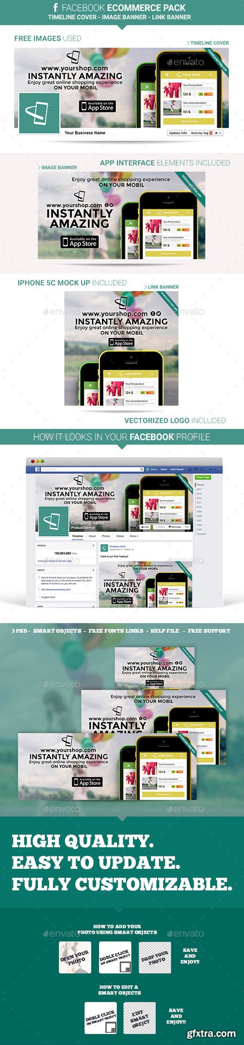 GraphicRiver - Facebook Ecommerce Pack