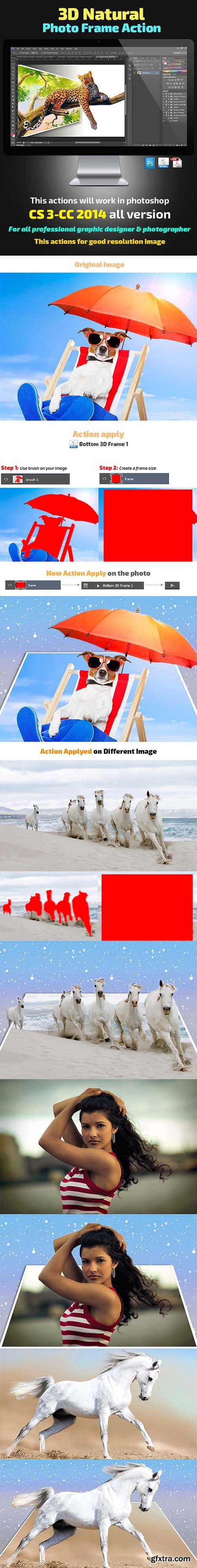 GraphicRiver 3D Natural Photo Frame Action 10431722