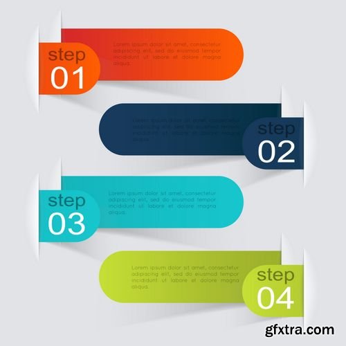 Vector Colorful Info Graphics for Your Business Presentations