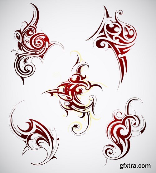 Tattoo element 6, 25 x EPS