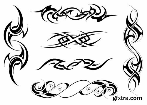 Tattoo element 6, 25 x EPS