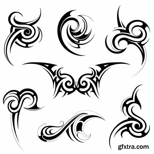 Tattoo element 6, 25 x EPS