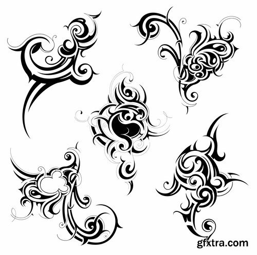 Tattoo element 6, 25 x EPS