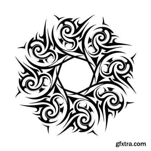 Tattoo element 6, 25 x EPS