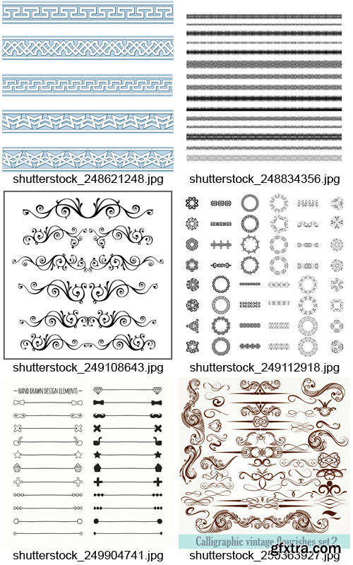 Amazing SS - Vintage Corners &amp; Page Decoration, 25xEPS