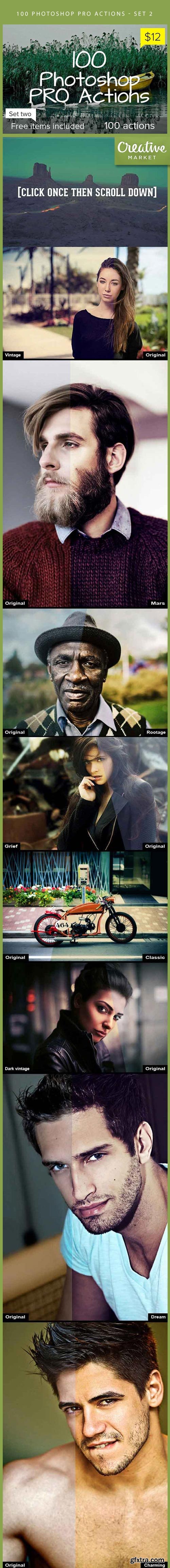 100 Photoshop Pro Actions - Set 2, 126346