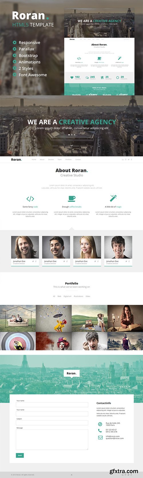 CM - Roran - One Page Bootstrap Template 71081