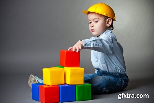 Collection of various builders children and children of different professions 25 HQ Jpeg