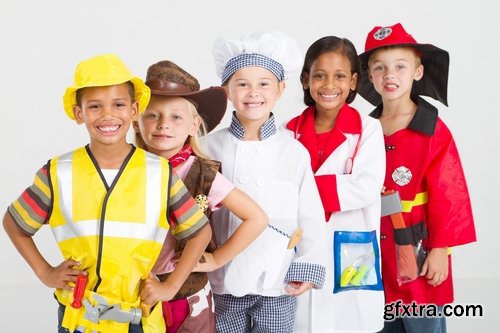 Collection of various builders children and children of different professions 25 HQ Jpeg