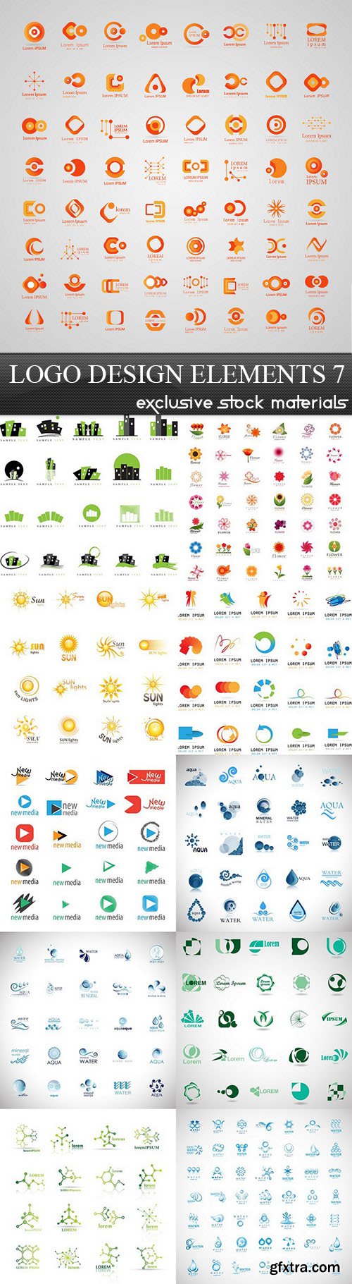 Logo Design Elements 7, 25xEPS Logo Design Elements 7, 25xEPS