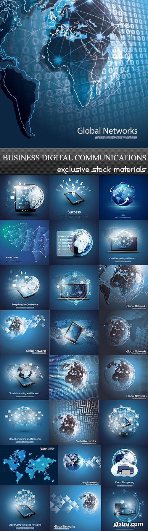 Business Digital Communications 25xEPS