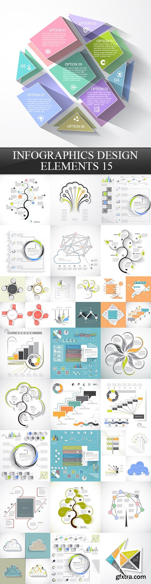 Infographics Design Elements 15, 25xEPS