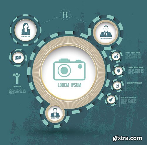 Infographics Elements 13, 25xEPS