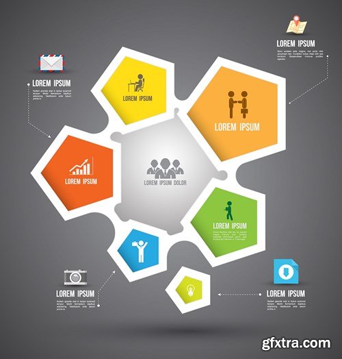 Infographics Elements 13, 25xEPS