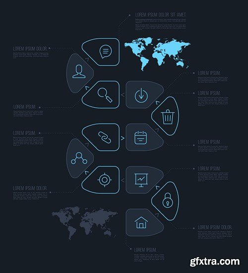 Infographics Elements 13, 25xEPS
