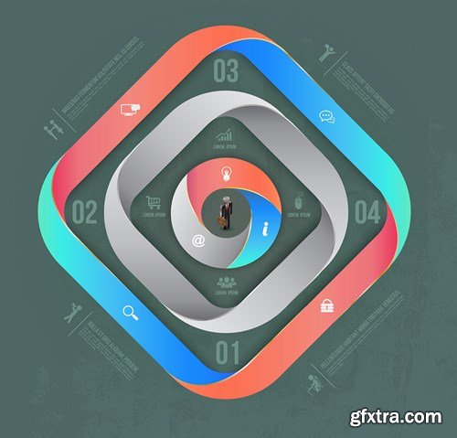 Infographics Elements 13, 25xEPS