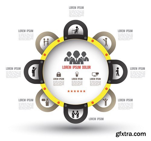 Infographics Elements 13, 25xEPS