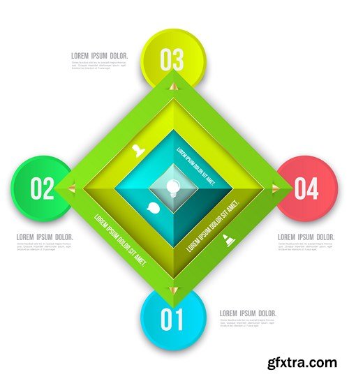 Infographics Elements 13, 25xEPS