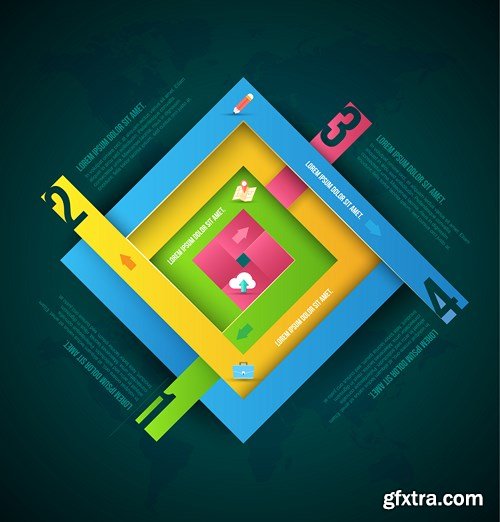 Infographics Elements 13, 25xEPS