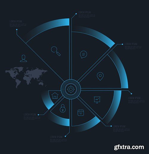 Infographics Elements 13, 25xEPS