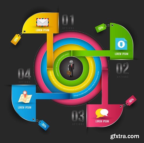 Infographics Elements 13, 25xEPS