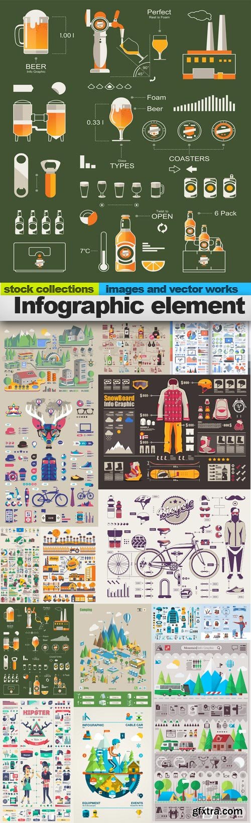 Infographic element, 15 x EPS