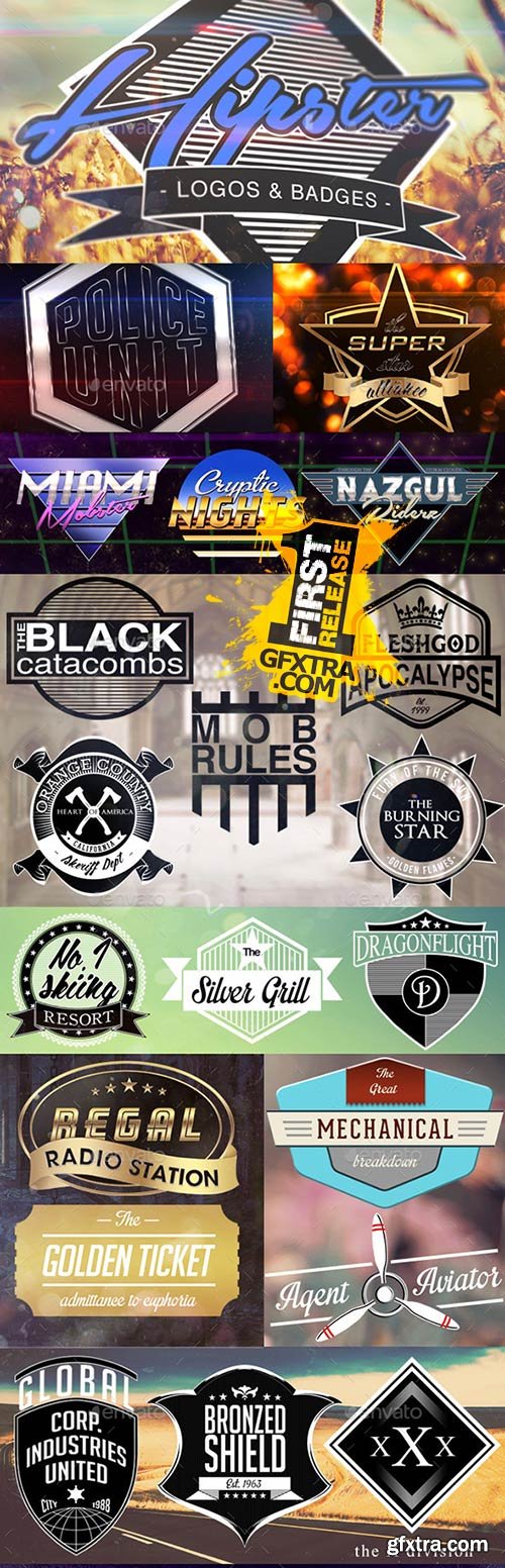 GraphicRiver - 50+ Hipster Logos &amp; Badges 10535976