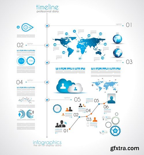 Infographics Elements 14, 25xEPS