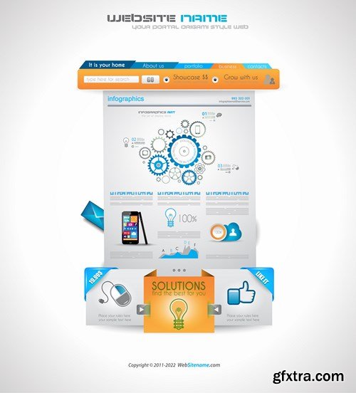 Infographics Elements 14, 25xEPS