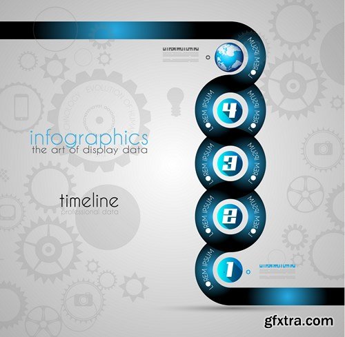 Infographics Elements 14, 25xEPS