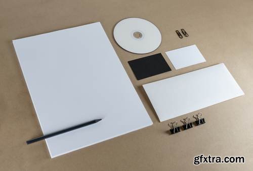 Stock Photo - Blank Stationery and Corporate Identity Templates, 25JPG