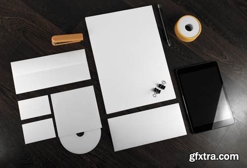 Stock Photo - Blank Stationery and Corporate Identity Templates, 25JPG
