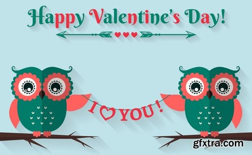 Set of funny vector owls from stock - 25 Eps