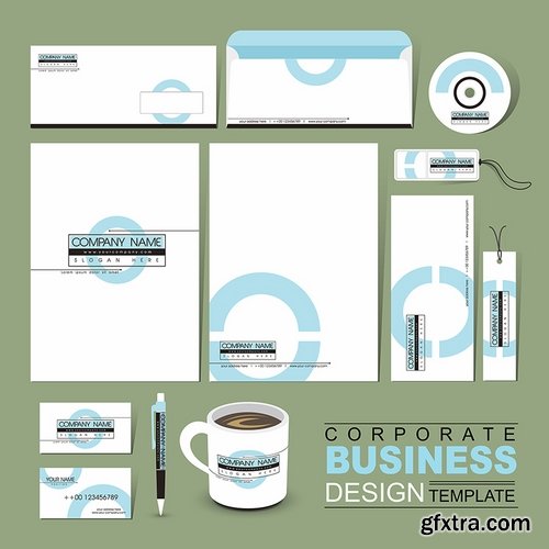 Corporate template design collection #4-25 Eps