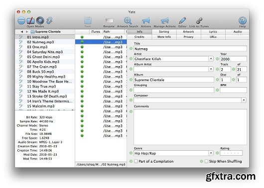 Yate 3.4.0.2 (Mac OS X)